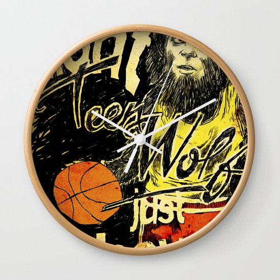 Teen Wolf Wall Clock