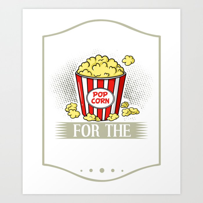 Popcorn Machine Movie Snack Maker Art Print