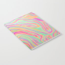 Neon Marble Notebook