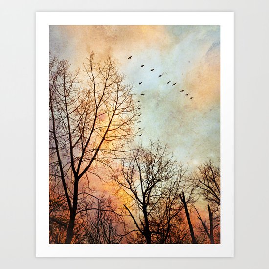 January Journey Art Print