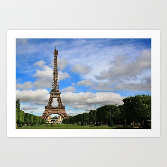 Eiffel Tower Day Art Print