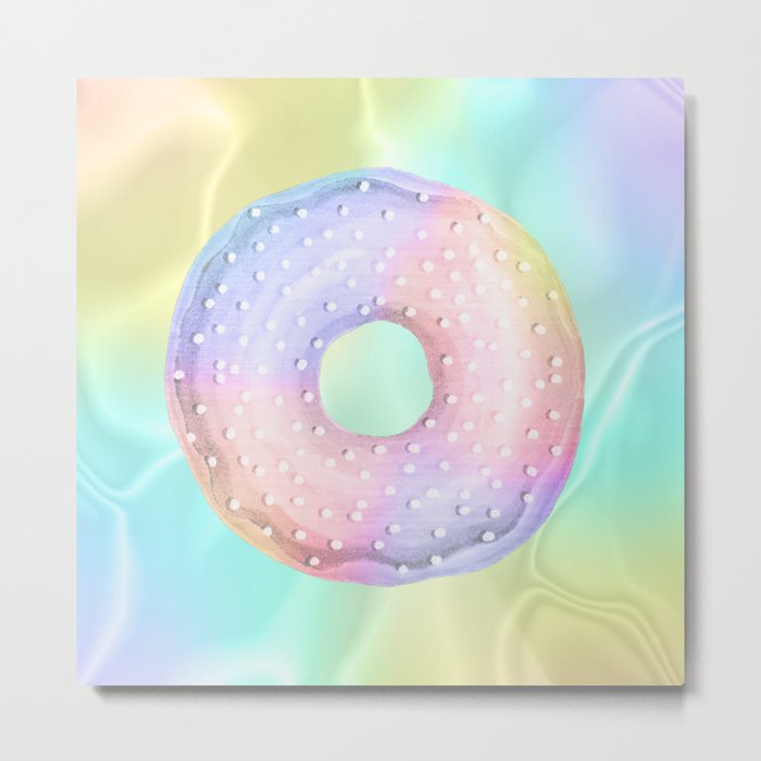 3-Donut Metal Print
