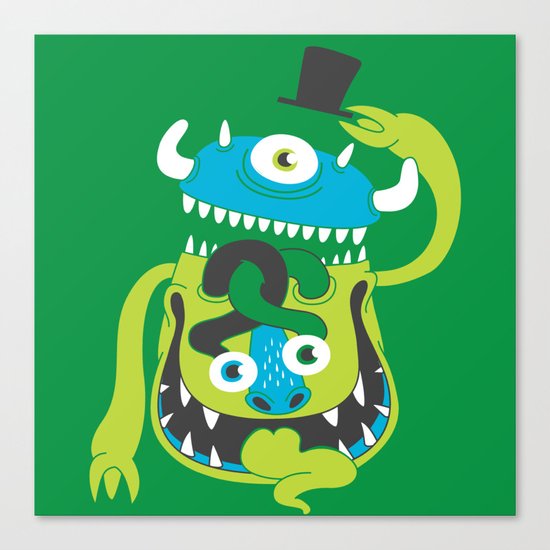 Mister Greene Canvas Print