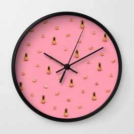 Sensual Fruits (Pink) Wall Clock