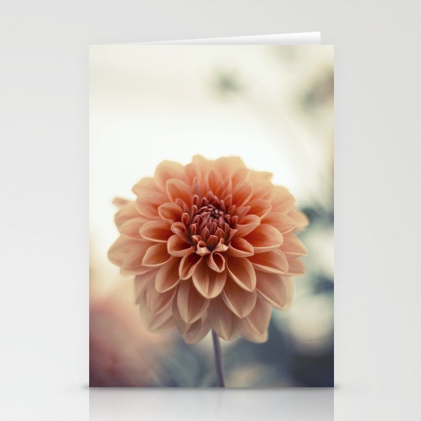 Dahlia Flower Stationery Cards