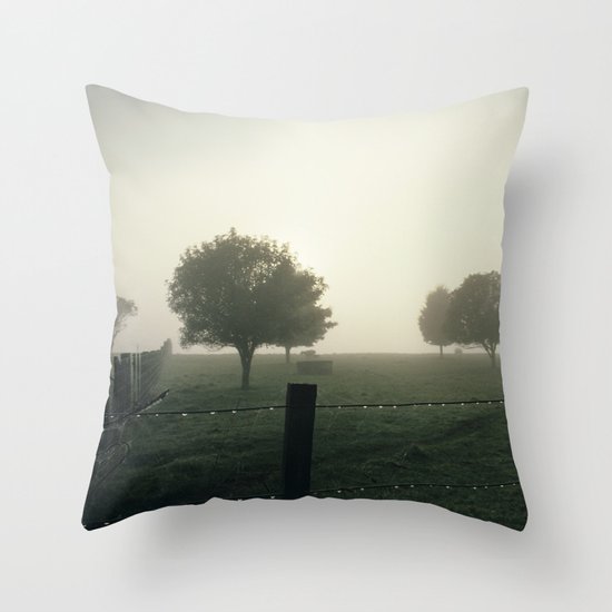 Misty Morning Throw Pillow