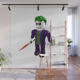 The Joker Wall Murals For Any Decor Style Society6 - joker card roblox