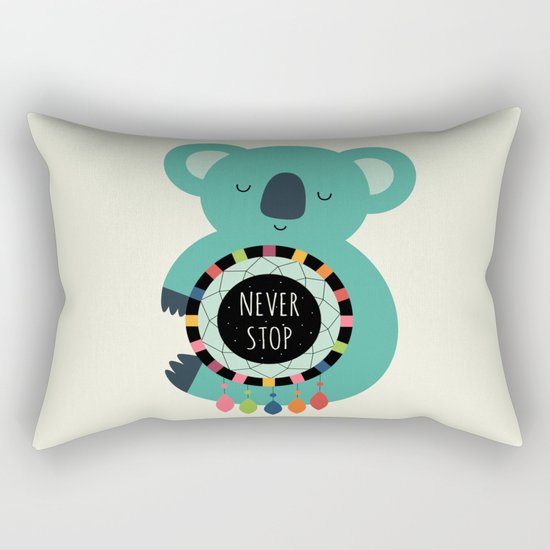 Never Stop Dreaming Rectangular Pillow