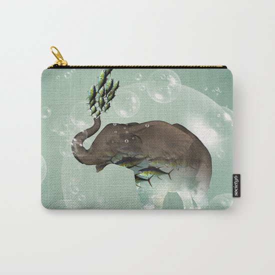 Cute elephant Carry-All Pouch