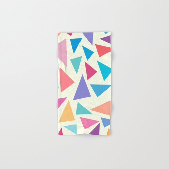 Colorful geometric pattern II Hand & Bath Towel