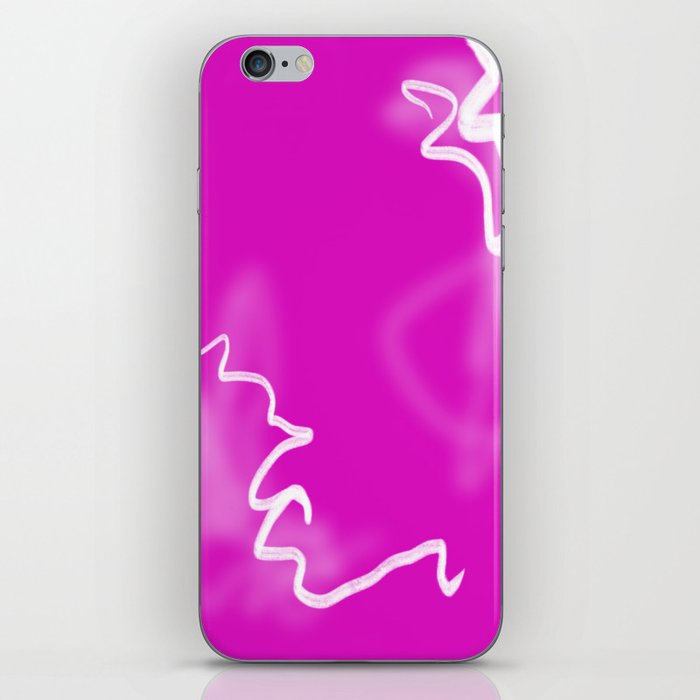 Pink Abstract Artwork iPhone Skin