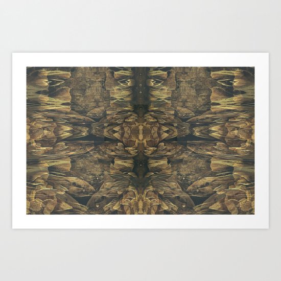 Stalagmites Version 2 Art Print