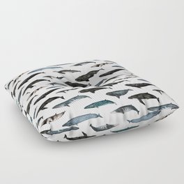 Baleen Whales - Mysticeti Floor Pillow