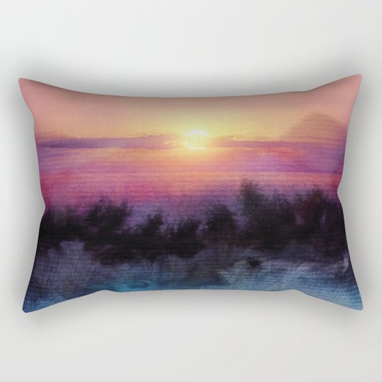 Calling The Sun IV Rectangular Pillow