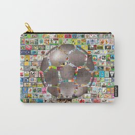 Soccer Ball on Philately Carry-All Pouch