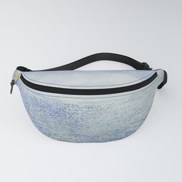 Sparkling Subdued Coastal Moment2 Watercolor Fanny Pack