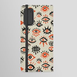Mystic Eyes – Red & Black Android Wallet Case