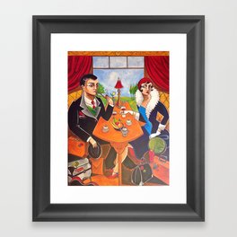 Mystery on the Orient Express Framed Art Print