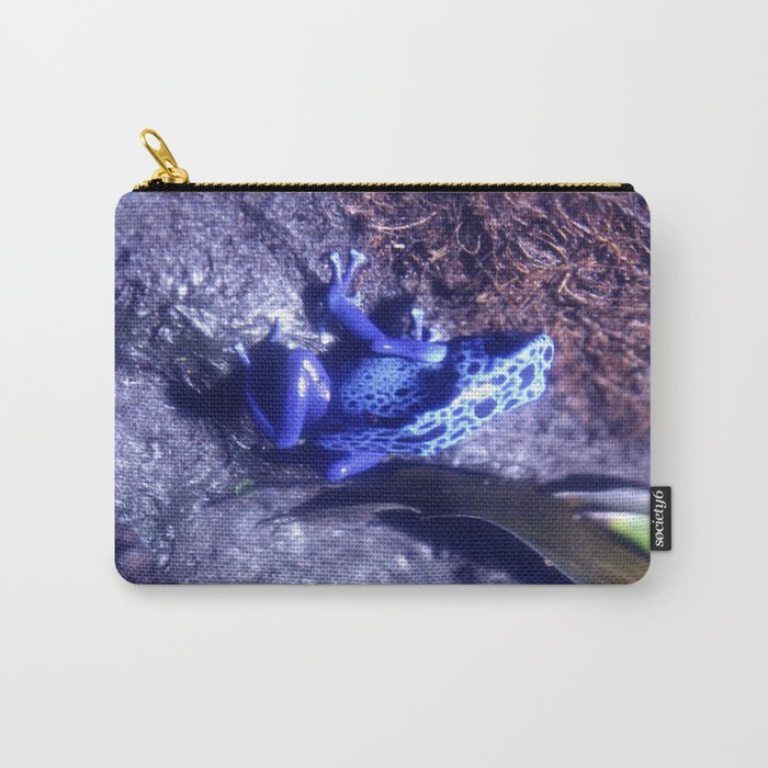 Mr Blue Frog Carry-All Pouch