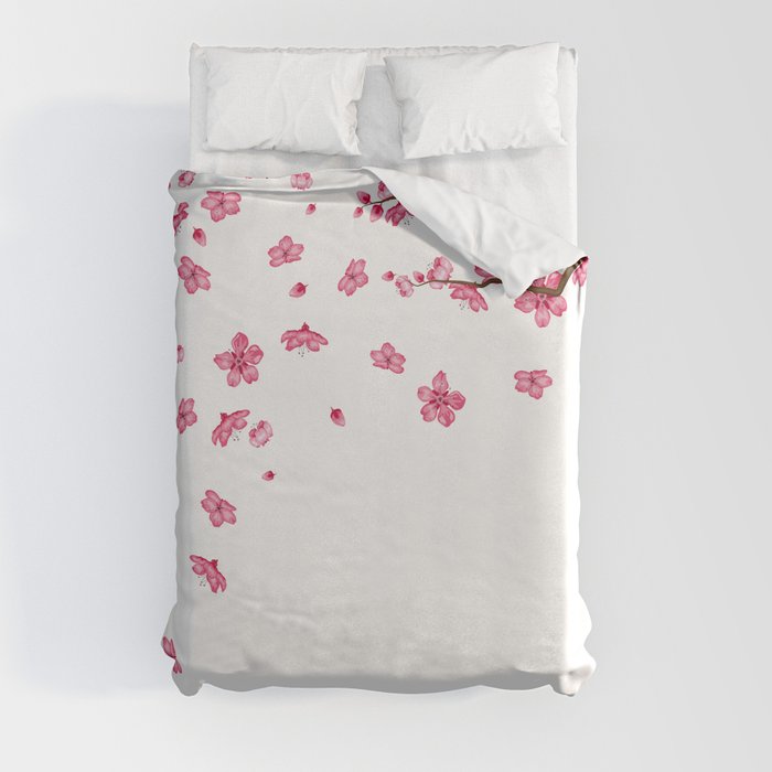 Cherry Blossom Duvet Cover
