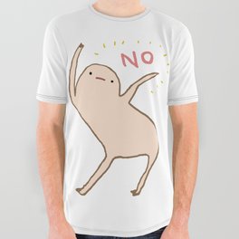 Honest Blob Says No All Over Graphic Tee