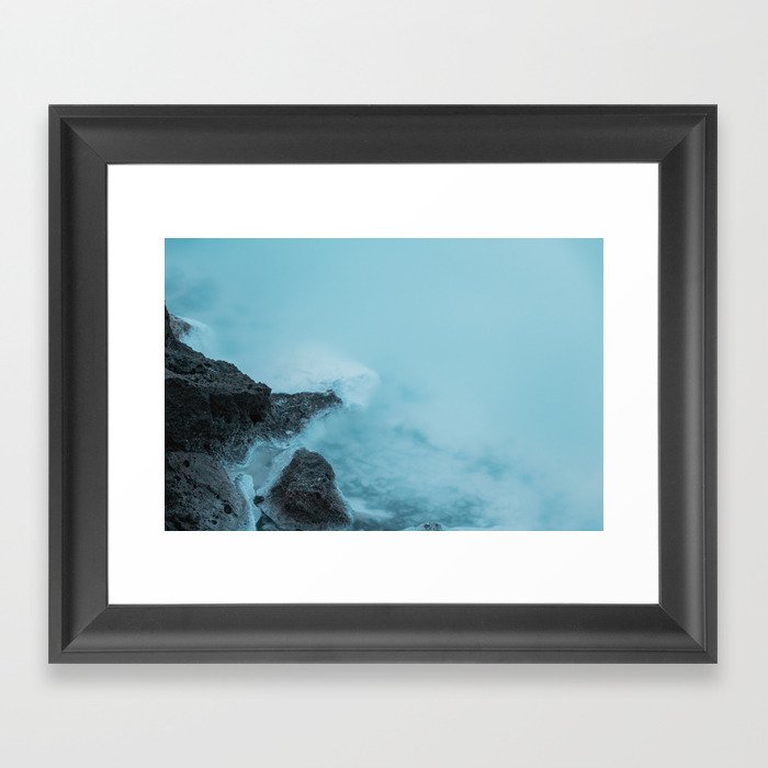 Blue Lagoon - Iceland - Blue Water Framed Art Print