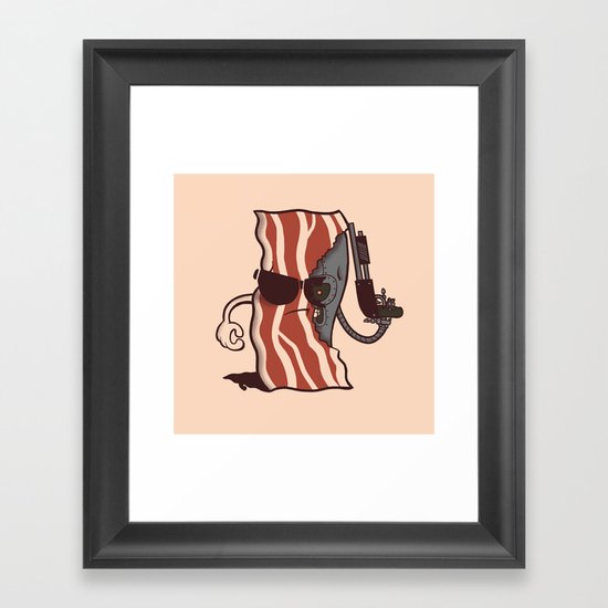 The Baconator Framed Art Print