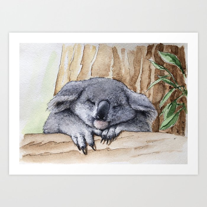 The Koala Art Print