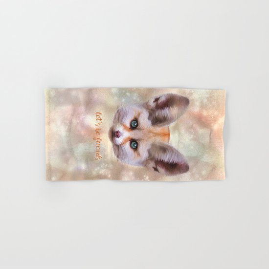 Fennec Fox Hand & Bath Towel