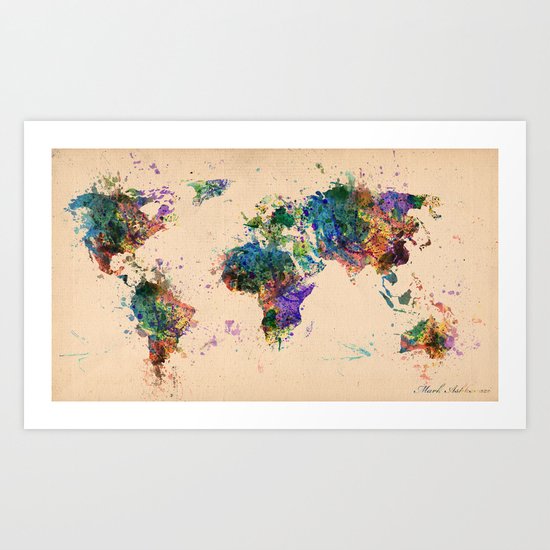 map Art Print