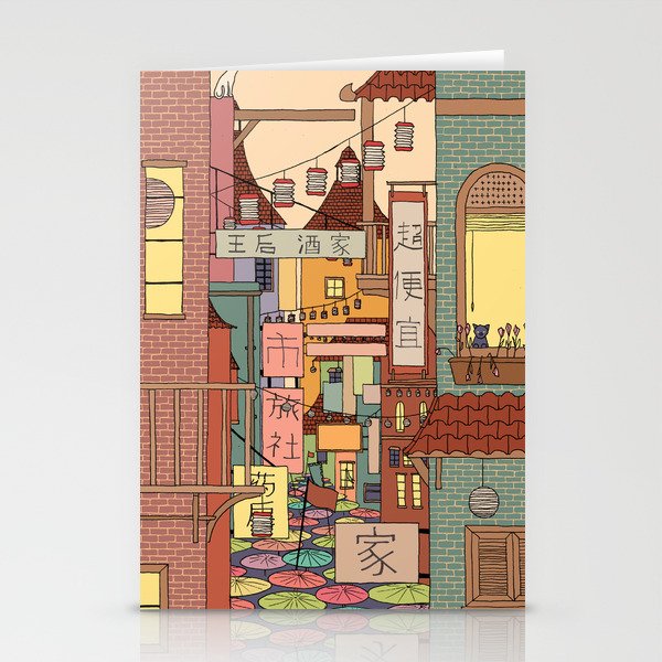 China Town Stationery Cards