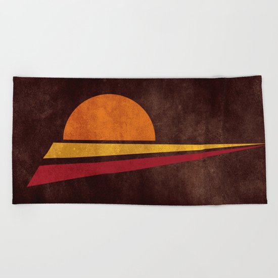spicchi di sole Beach Towel