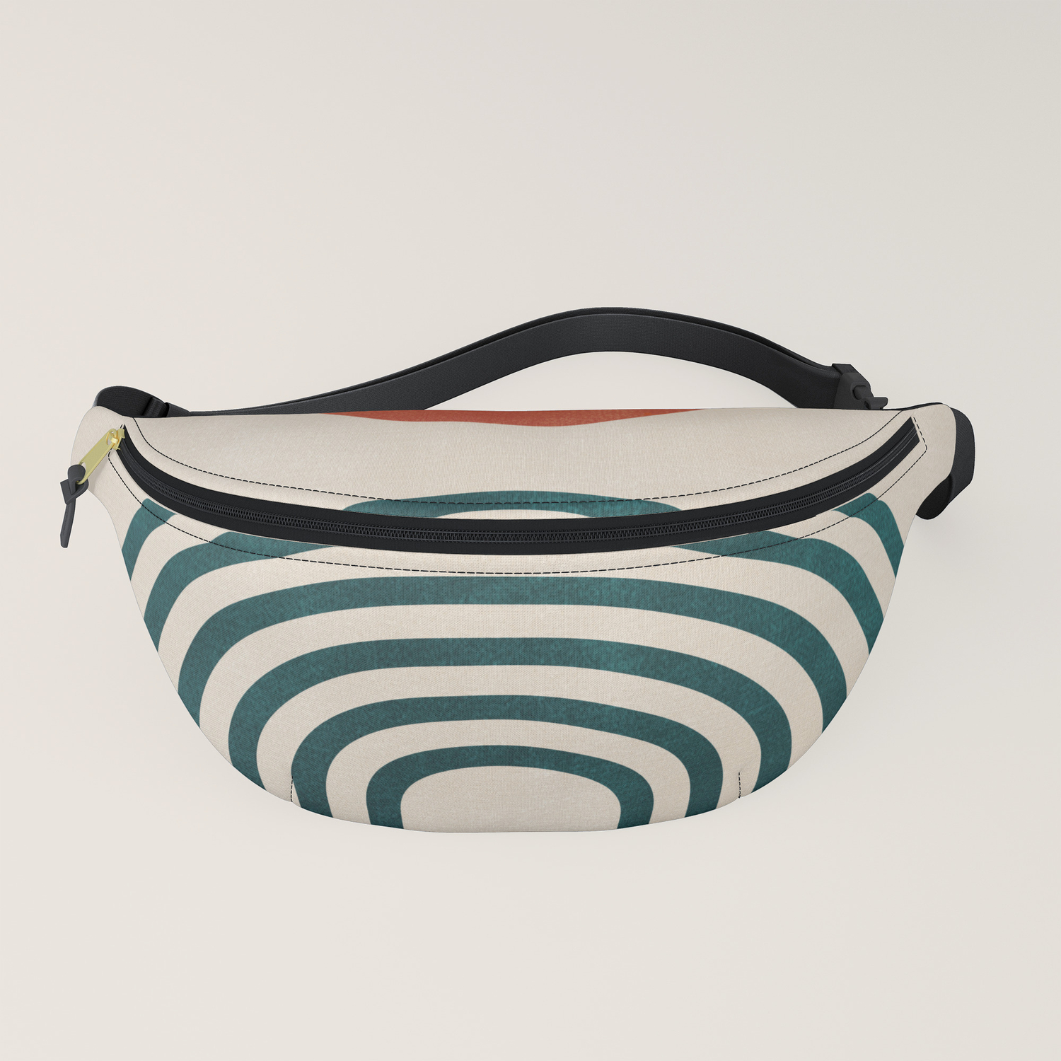 geometric fanny pack