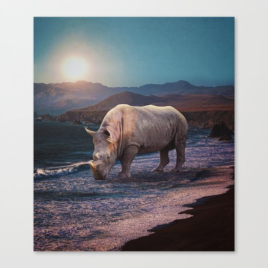Giant Ashore Canvas Print