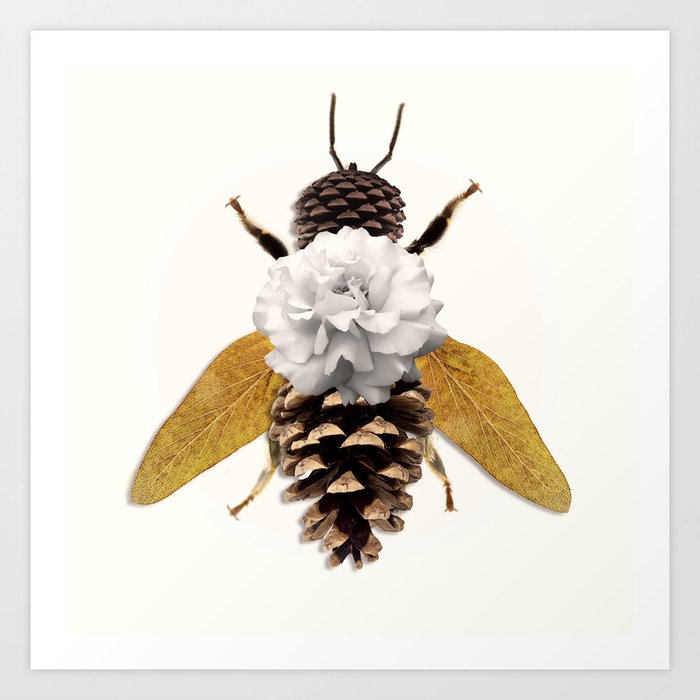 Forest Bee Art Print
