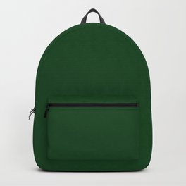 plain green backpack