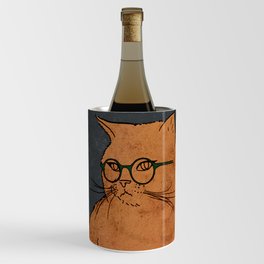 The Academic Vintage Poster Wine Chiller