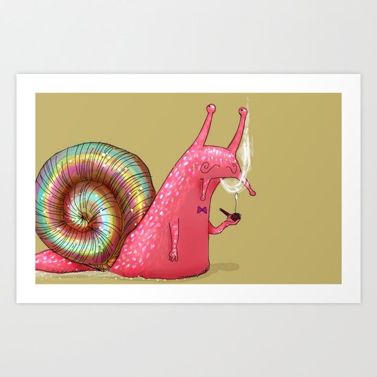 slow life, take it easy Art Print