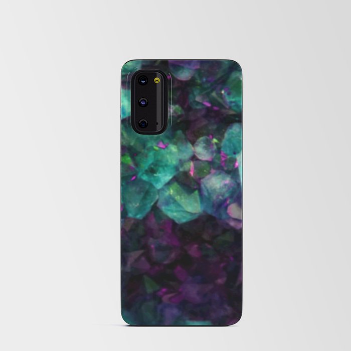 Green Crystals Android Card Case