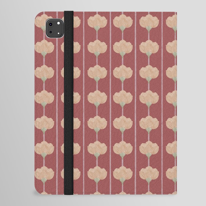 Flowers on a String-Red iPad Folio Case