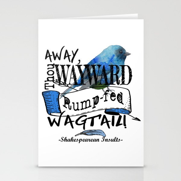 Rump-fed Wagtail Stationery Cards