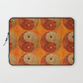 Yin and Yang original collage painting Laptop Sleeve