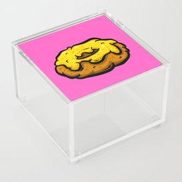 Custard Donut Turd Poo Poop Dookie Cartoon Acrylic Box