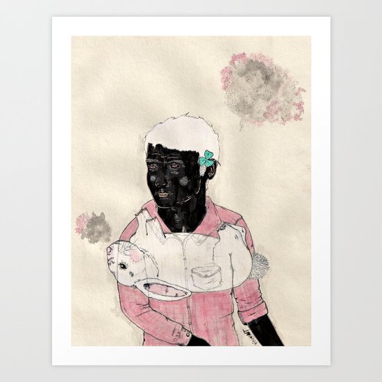 Lucky-Girly you Art Print