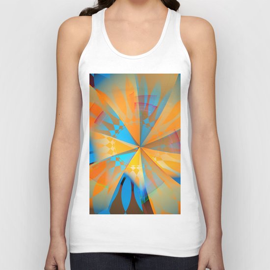 Thinking of a blue sky and the summer sun Unisex Tank Top