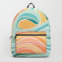 Sea and Sky Abstract Landscape Backpack
