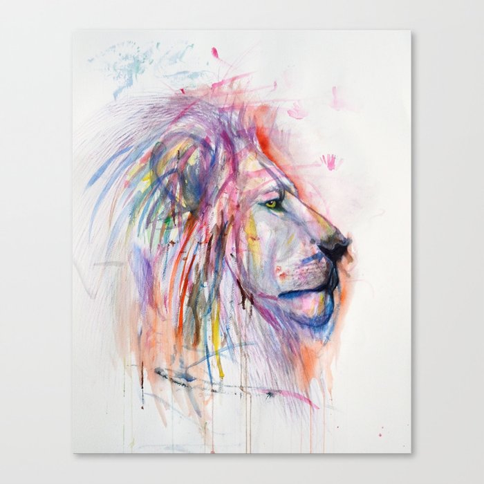 The Almighty Lion Canvas Print