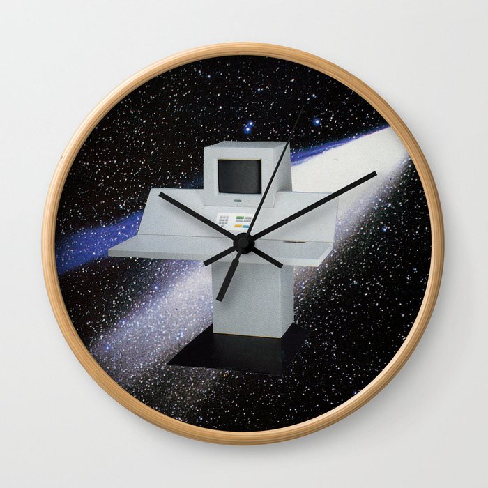 Untitled (Computer in Space) Wall Clock