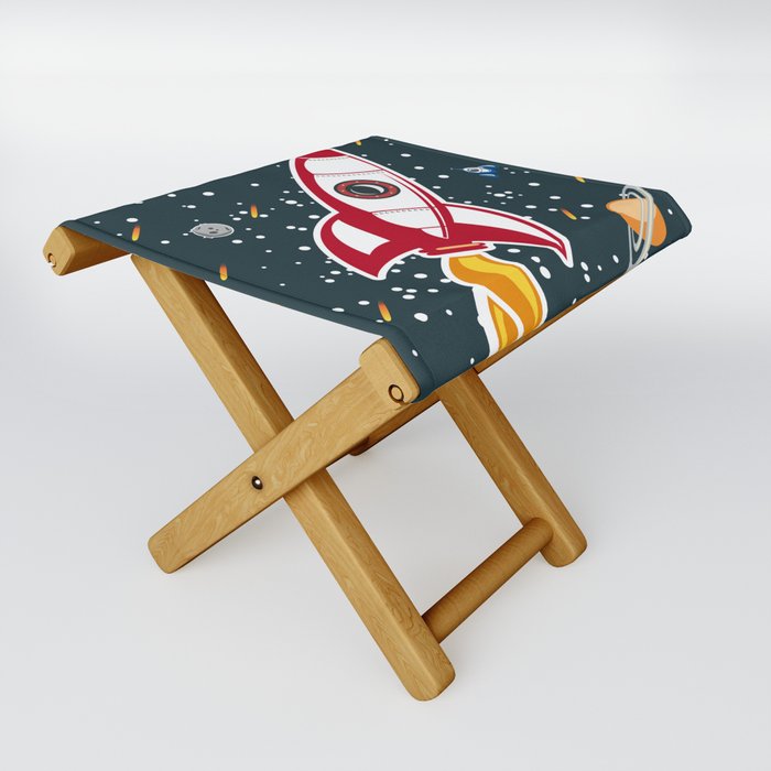 Aerospace Folding Stool