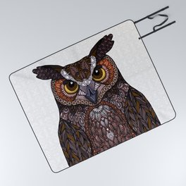Great Horned Owl 2016 Picnic Blanket